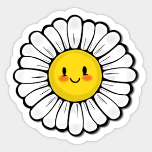 Cute Daisy Flower Sticker